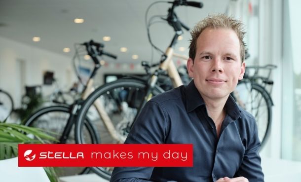 STELLA Fietsen, PR voor Daan van Renselaar, CEO van STELLA Fietsen en Wilco van de Kamp, founder en medeoprichter van STELLA Fietsen